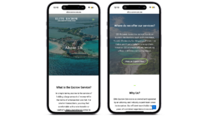 elite escrow ui ux web11